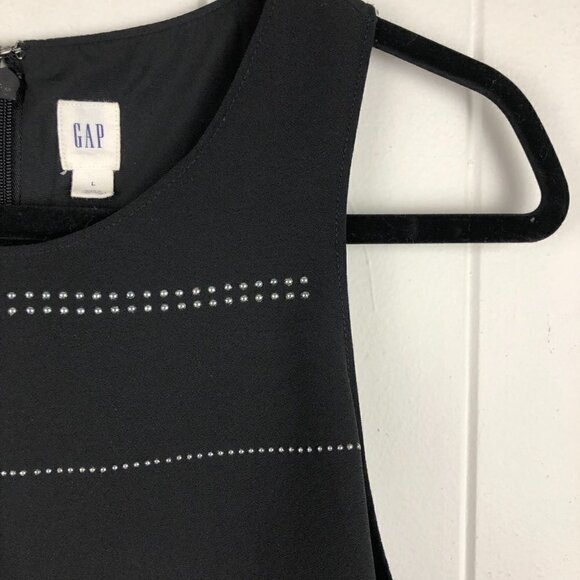 Gap Womens Dress With Silver Rhinestone Detail and Pockets Large - Picture 5 of 10